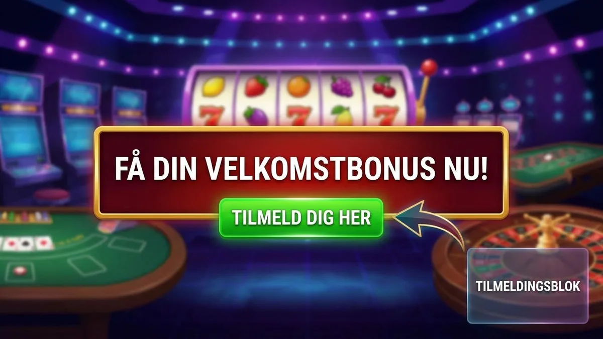 Tilmelding med bonus