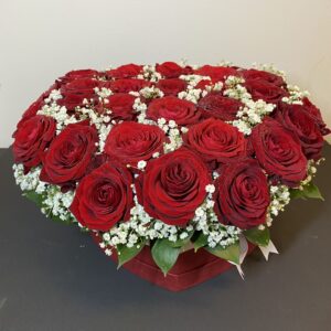 Hjerte med roser 2